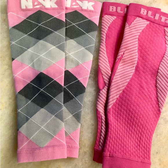 2 pair women’s compression sleeves for calf’s, soccer, tennis, pickleball - Picture 7 of 7